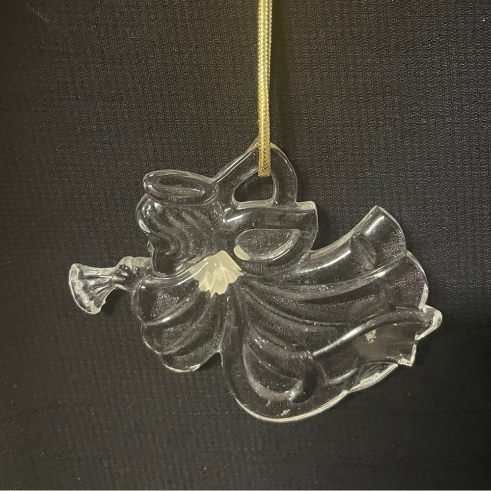 Mikasa Glass Angel Ornament